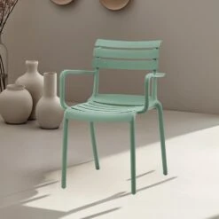 DS4U - Zayn Terrasstoel - Groen -VIDAXL Winkel 3cb82c9f3a054c95aff18256e0dc825c