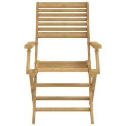 VidaXL - Tuinstoelen - Inklapbaar - Bruin - Acaciahout - 4 Stuks -VIDAXL Winkel 3d0291e0d38040439c9ceb5f2b709724