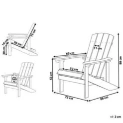 ADIRONDACK - Tuinstoel - Grijs - Kunsthout -VIDAXL Winkel 3d506bf85e264d988fa5674059056c7b 1
