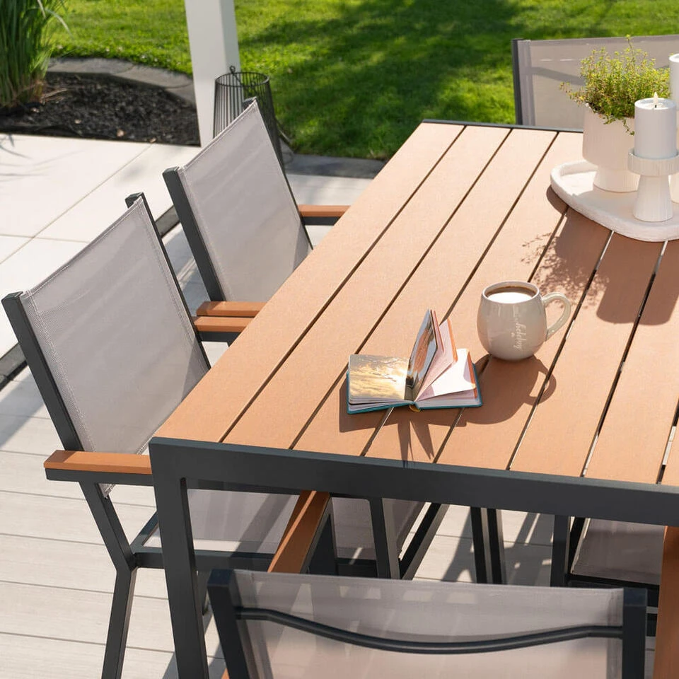 Merkloos HOME DELUXE CANTOS SEDIA Tuinset 6 Merkloos HOME DELUXE CANTOS SEDIA Tuinset - Afbeelding 4