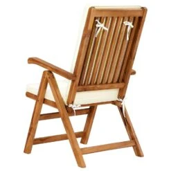 VidaXL Tuinstoelen 2 St Verstelbaar Met Kussens Massief Teakhout Crème -VIDAXL Winkel 443ab2fe52d6471988d629f798ed0b03