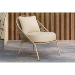 Svea - Liam Loungestoel - Beige -VIDAXL Winkel 4594784a0cf24adca7a057e3be1b40c2