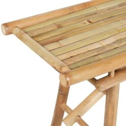 TINDARI - Tuinset 4-zits - Lichthout - Bamboe -VIDAXL Winkel 49bd001d06a244e88bf7748e390b8b78