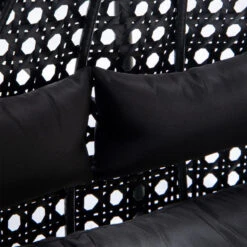 Merkloos HOME DELUXE Polyrotan Hangstoel TWIN Zwart Pure -VIDAXL Winkel 4ad25b61760b4c8bbd16ff4f29761fb0