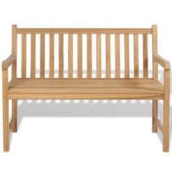 VidaXL Tuinbank 120 Cm Teakhout -VIDAXL Winkel 4b96b3e2c4c84e1988682fda05cfbc33