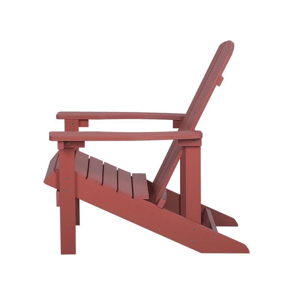 ADIRONDACK - Tuinstoel - Rood - Kunsthout 7 ADIRONDACK - Tuinstoel - Rood - Kunsthout - Afbeelding 5