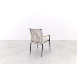 VDG Lumino Stapelbare Dining Tuinstoel - Light Rope / Teak Arm -VIDAXL Winkel 4cf0d4b13d114c8ba7c98e8393e3da13