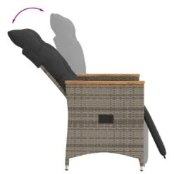 VidaXL - Tuinstoel - Grijs - Poly Rattan -VIDAXL Winkel 4f1c26ac97254ed09ad2f025441a938a