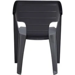 Keter Stapelstoel Bilbao - Antraciet - 79x57x57cm -VIDAXL Winkel 50101064 0900