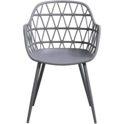 Terrasstoel Frejus - Kunststof/antraciet -VIDAXL Winkel 50102143 0100