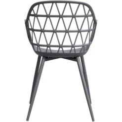 Terrasstoel Frejus - Kunststof/antraciet -VIDAXL Winkel 50102143 0900