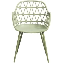 Terrasstoel Frejus - Kunststof/groen -VIDAXL Winkel 50102144 0100