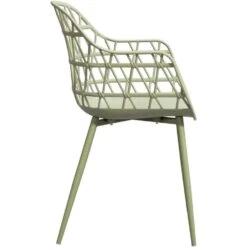 Terrasstoel Frejus - Kunststof/groen -VIDAXL Winkel 50102144 8000