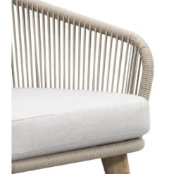 Loungestoel Nant - Wicker/acacia Taupe - 87x79x67 Cm -VIDAXL Winkel 50103036 9000