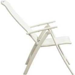 Terrasstoel Cannes 7-standen - Mat Zand -VIDAXL Winkel 50105107 0816