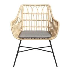 Le Sud Loungestoel Grimaud - Zwart/naturel - 82x70x67 Cm -VIDAXL Winkel 50105173 0100