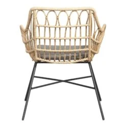 Le Sud Loungestoel Grimaud - Zwart/naturel - 82x70x67 Cm -VIDAXL Winkel 50105173 0900