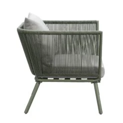 Loungestoel Almeria - Olijfgroen - 75x89x75 Cm -VIDAXL Winkel 50105177 0900