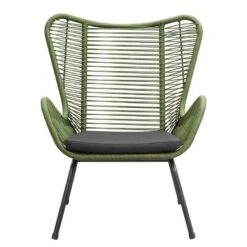 Loungefauteuil Monaco - Groen - Incl. Kussen -VIDAXL Winkel 50105205 0100