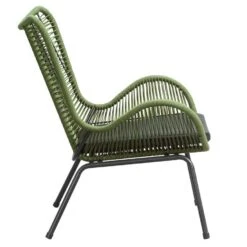 Loungefauteuil Monaco - Groen - Incl. Kussen -VIDAXL Winkel 50105205 8000
