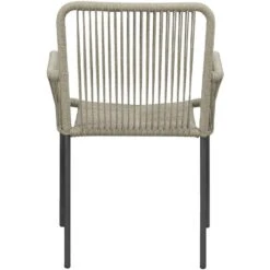 Terrasstoel Gerona - Naturel/antraciet -VIDAXL Winkel 50105247 0900