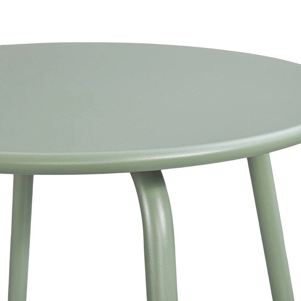 Bijzettafel Montreal - Groen/metaal - 45xØ45 Cm 4 Bijzettafel Montreal - Groen/metaal - 45xØ45 Cm - Afbeelding 2