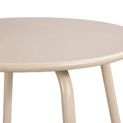 Bijzettafel Montreal - Zand/metaal - 45xØ45 Cm -VIDAXL Winkel 50155302 9000