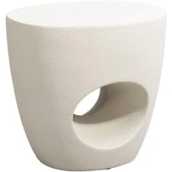 Tuinbijzettafel Corfu - Zand - 46x50x40 Cm -VIDAXL Winkel 50155605 0300