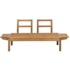 Tuinbank Orleàns - Naturel - 66x157x66 Cm -VIDAXL Winkel 50203060 0100