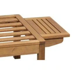 Tuinbank Orleàns - Naturel - 66x157x66 Cm -VIDAXL Winkel 50203060 9001