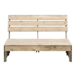 Palletbank Lucca Modulair - Greywash - 120x93,5x76,5 Cm -VIDAXL Winkel 50203090 0100