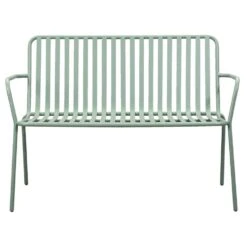 Tuinbank Vence - Metaal Lichtgroen - 81x114x62 Cm -VIDAXL Winkel 50205024 0100