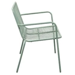 Tuinbank Vence - Metaal Lichtgroen - 81x114x62 Cm -VIDAXL Winkel 50205024 8000