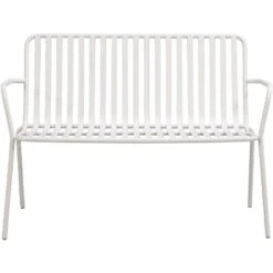 Tuinbank Vence - Metaal Zand - 81x114x62 Cm -VIDAXL Winkel 50205028 0100