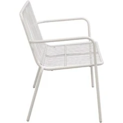 Tuinbank Vence - Metaal Zand - 81x114x62 Cm -VIDAXL Winkel 50205028 8000