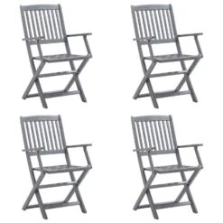 VidaXL - Tuinstoelen Met Kussens - Inklapbaar - Massief Acaciahout - 4 Stuks 18 VidaXL - Tuinstoelen Met Kussens - Inklapbaar - Massief Acaciahout - 4 Stuks -VIDAXL Winkel 526de140262045f79f924dfea897bc13
