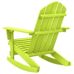 VidaXL - Schommelstoel Adirondack - Groen - Hout 11 VidaXL - Schommelstoel Adirondack - Groen - Hout -VIDAXL Winkel 52809f0c1c494f57a80ed4dc99d342a6