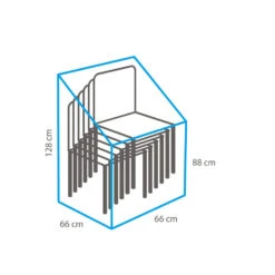 Outdoor Covers - Hoes Voor Stapelstoelen - Antraciet - 88-128x66x66 Cm 7 Outdoor Covers - Hoes Voor Stapelstoelen - Antraciet - 88-128x66x66 Cm -VIDAXL Winkel 52992056 9001