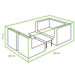 Outdoor Covers - Hoes Voor Loungeset - Grijs - 75x180x240 Cm 6 Outdoor Covers - Hoes Voor Loungeset - Grijs - 75x180x240 Cm -VIDAXL Winkel 52992058 9000