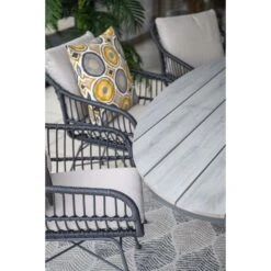 Set Van 6 - Garden Impressions Margriet Tuinstoel - Zwart/Zand -VIDAXL Winkel 53193985b0234a3797f40a32df9d8c60