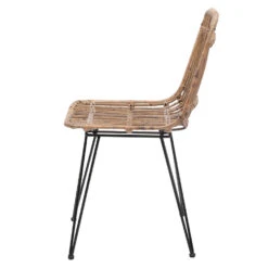 Set Van 2 Metalen En Natuurlijke Rotan Tuinstoelen -VIDAXL Winkel 5398b423184c4b5885a7fc3d7f085ad9
