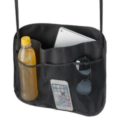 Tectake Hangstoel Elaria Met Zonnedak En Zijvak, Grijs -VIDAXL Winkel 55fe36411964400fa89336aaa83323a4