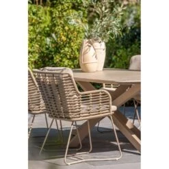 4-Seasons Fabrice Tuinstoel - Antraciet (1 Stuk) -VIDAXL Winkel 58bea78e98e34fa9b6c54af759a58221