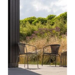 WOOOD Weston Stoelen Buiten - Rattan/Metaal - Jungle - Set Van 4 -VIDAXL Winkel 59432721f8c64069b2c315315ce030df