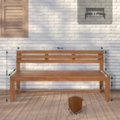 CLP Teakbank Augusta 180 Cm -VIDAXL Winkel 59646f2e44274263a4cbd287f8d2071e