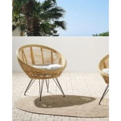 MARATEA - Tuinstoel Set Van 2 - Lichtbeige - Rotan 14 MARATEA - Tuinstoel Set Van 2 - Lichtbeige - Rotan -VIDAXL Winkel 59af08114445466ca6c2154b1636e930