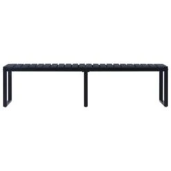 VidaXL - Tuinbank - Zwart - PS-plaat - 180 Cm -VIDAXL Winkel 5a2156fb9f5d4649b3f6f72a7d288ef5