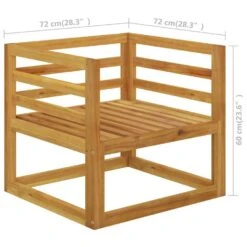 VidaXL - Tuinstoel - Crème - Acaciahout - Met Kussens -VIDAXL Winkel 5b5ac7eb7c144275821e71437c6ce209