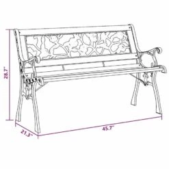 VidaXL - Tuin Zitplaatsen - Bruin - Hout - 116 X 54 X 73cm -VIDAXL Winkel 5d499c952fff4efa8c630fbf3494115d