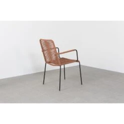 VDG Set Van 6 - Denver Rope Stapelbare Stoel - Terracotta -VIDAXL Winkel 5e34546c913a4d4f892ad17f66bbf6b9